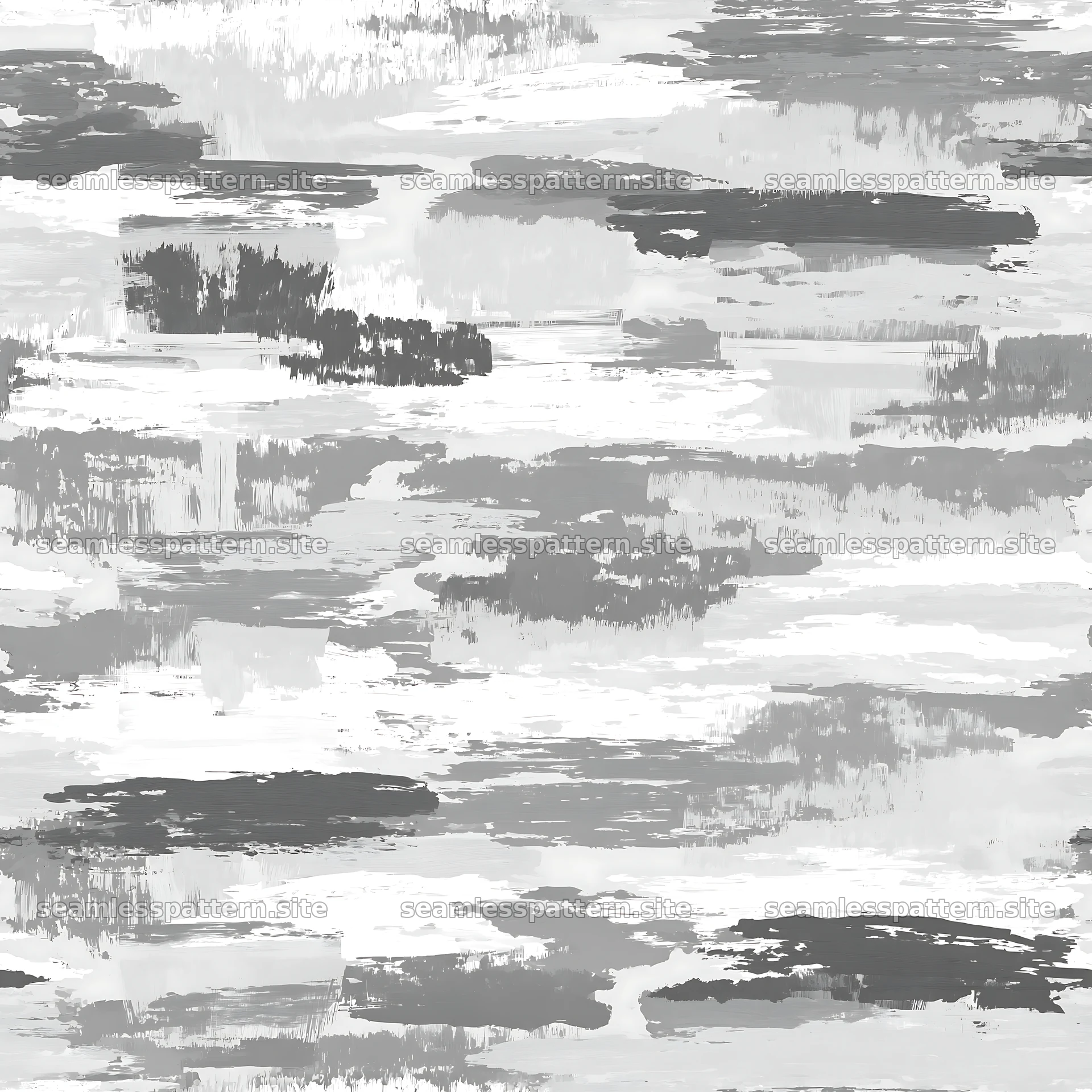 Seamless arctic camouflage brushstroke pattern design