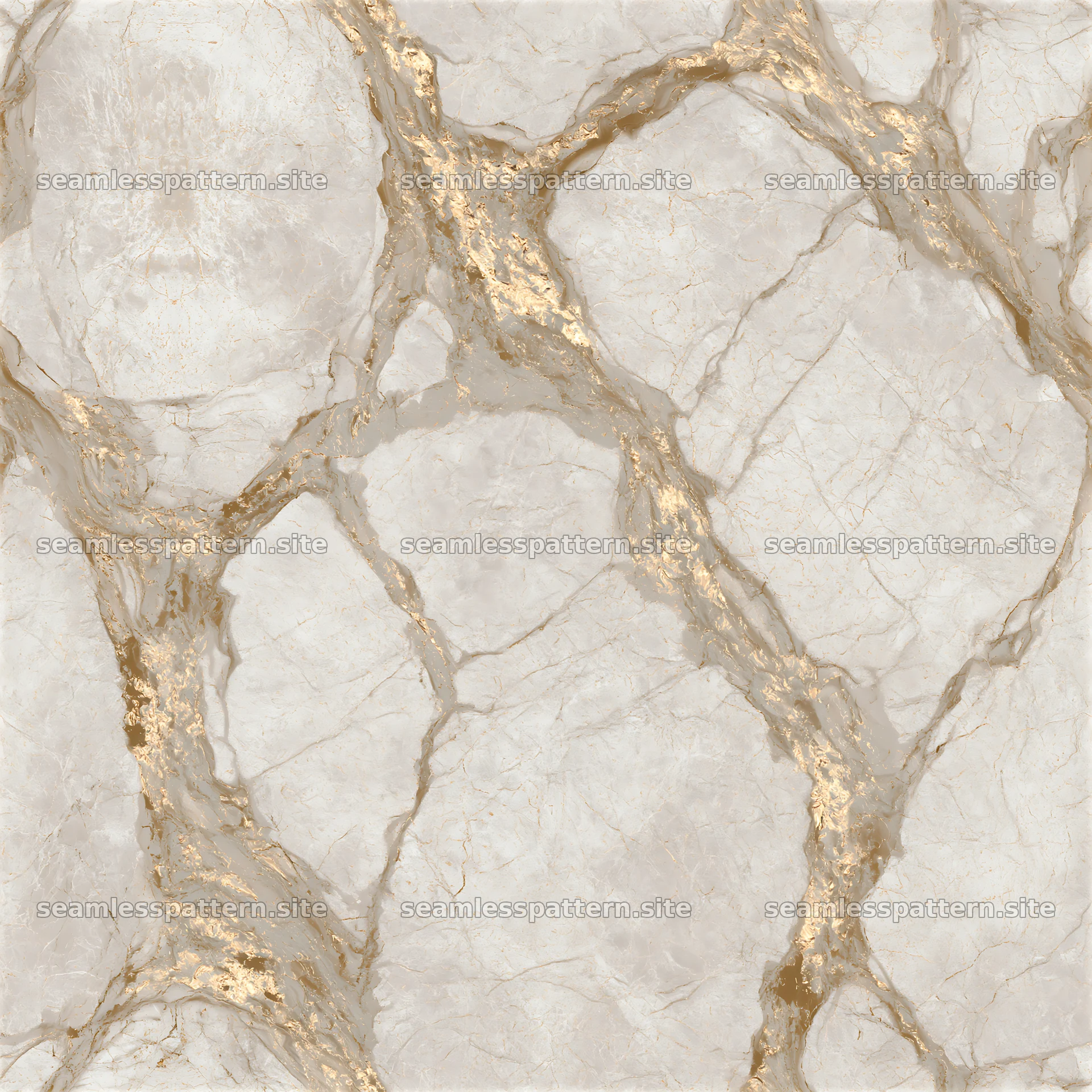 Luxury gold vein seamless texture with marble background