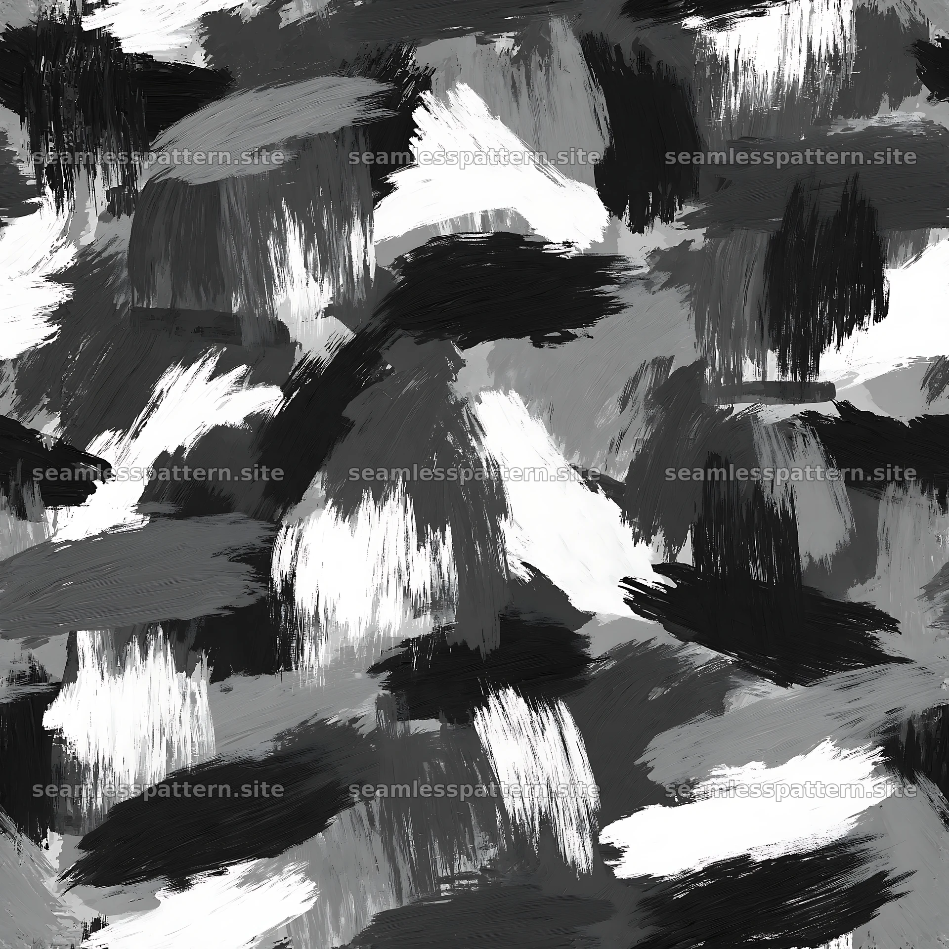 Seamless olive camouflage brushstroke pattern