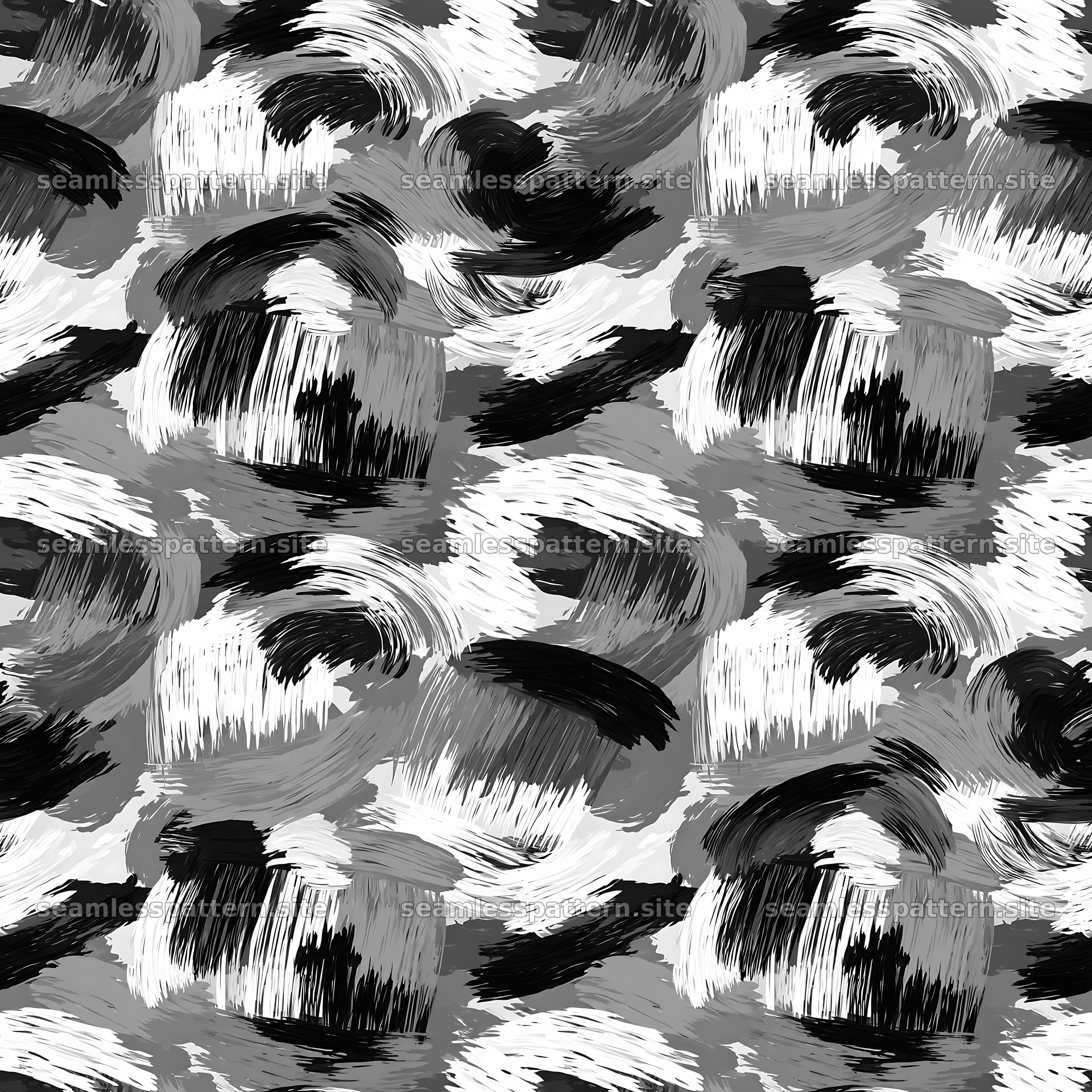 Seamless desert camouflage brushstroke pattern for textiles