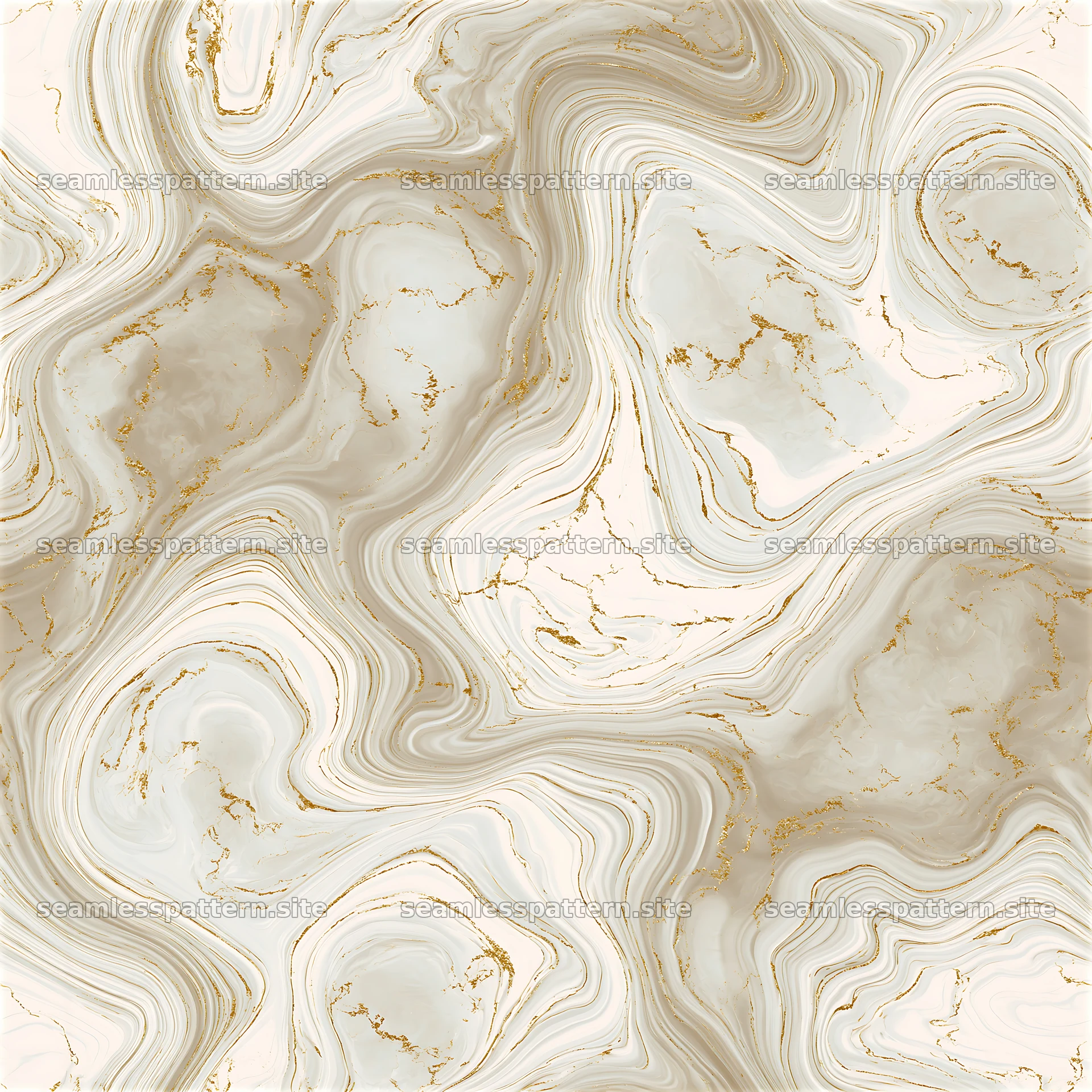 Seamless marble texture with gold veins for scrapbook paper