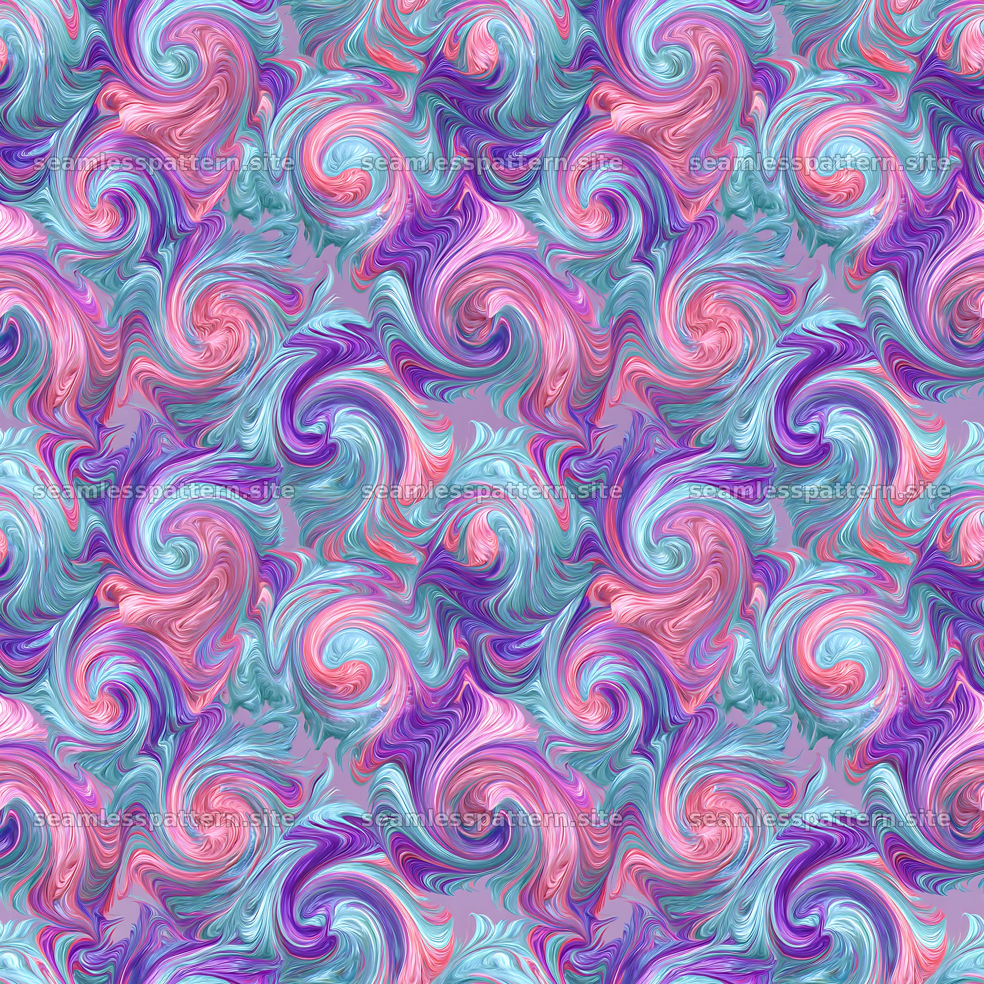 Pink, purple, and aqua marble seamless pattern for decorative fabric