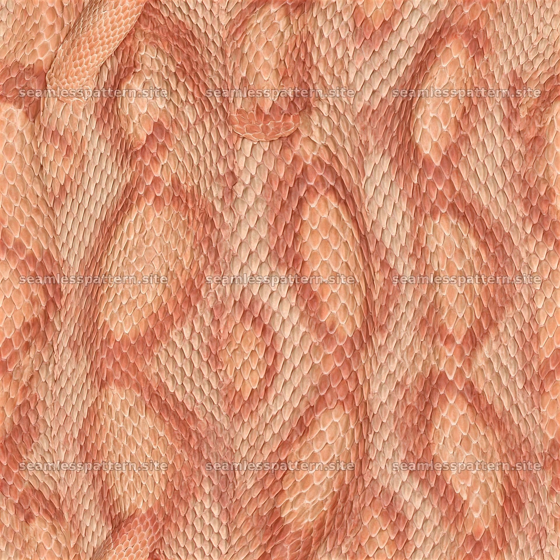 Seamless realistic snake scale texture in light shades