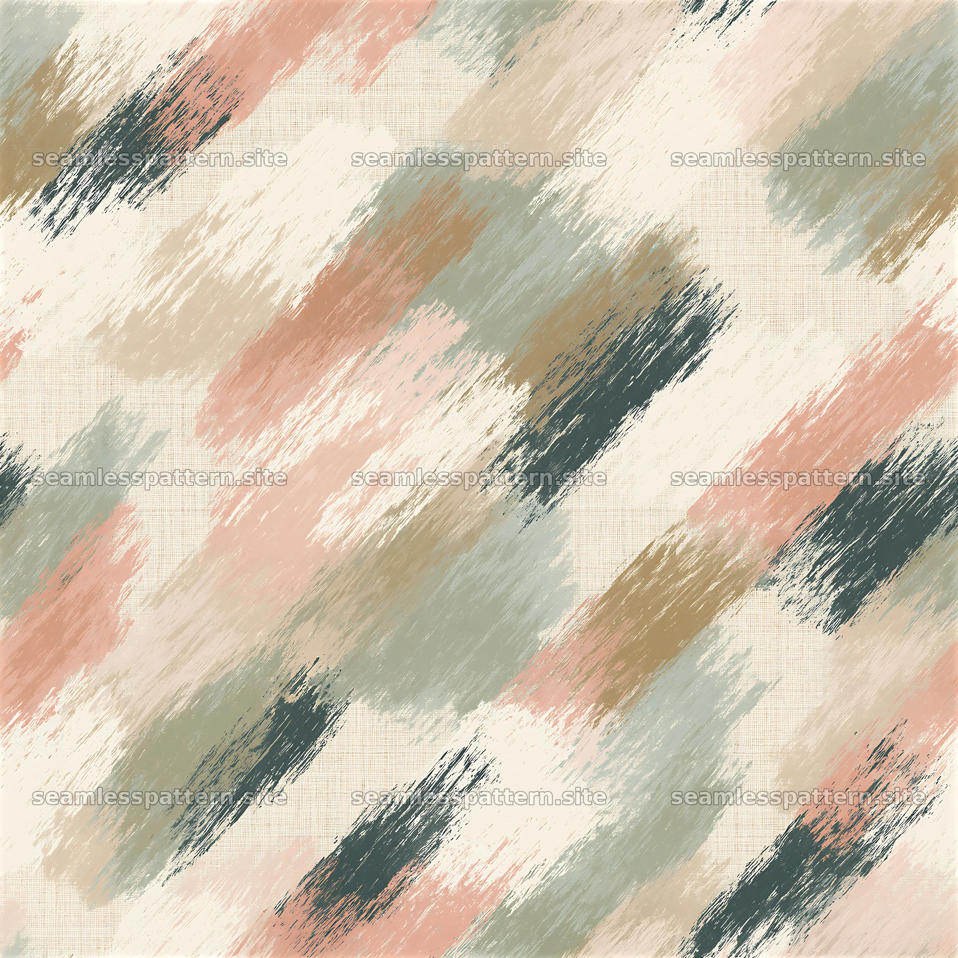 Seamless texture of delicate paint streaks in soft pastel colors