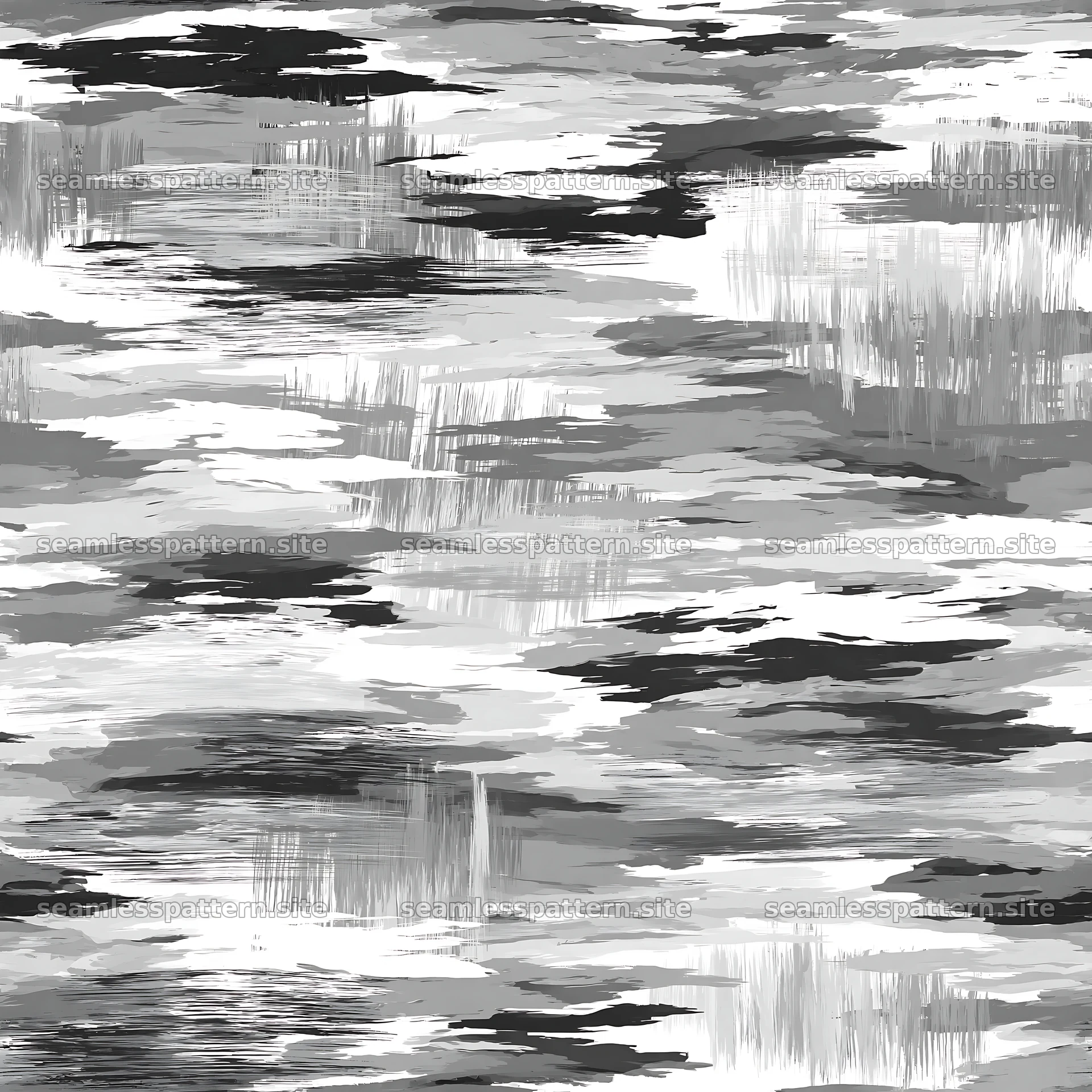 Seamless brown camouflage brushstroke pattern for fabric and wallpaper