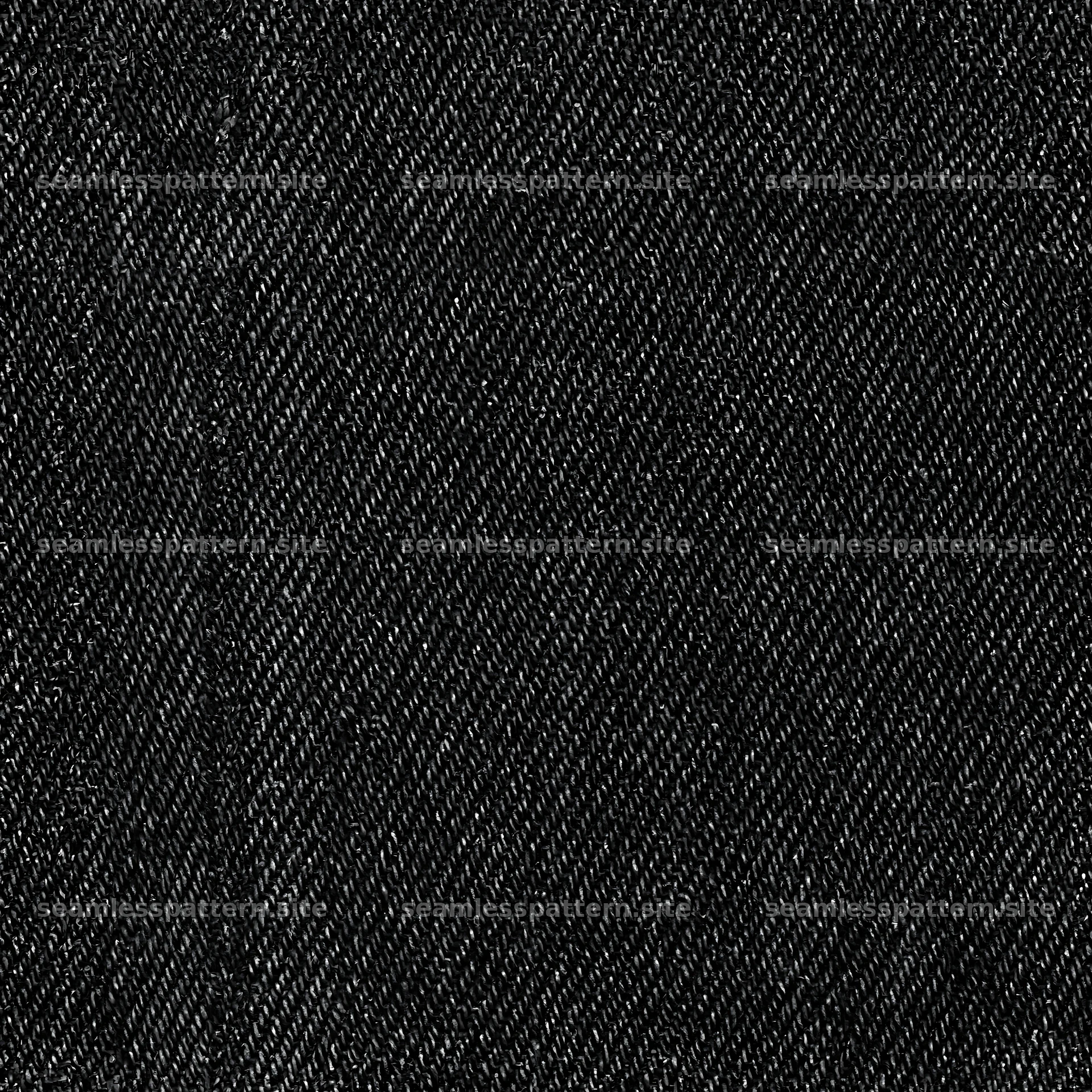 Seamless dark wash denim texture for fabric and textiles