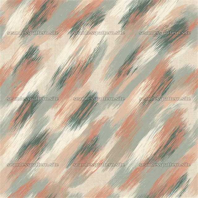 Seamless texture of delicate paint streaks in muted colors