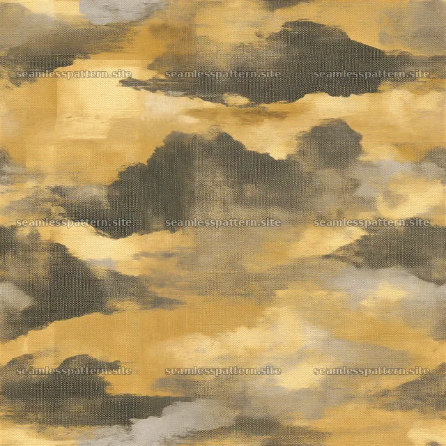 Golden canvas camouflage seamless texture in earth tones