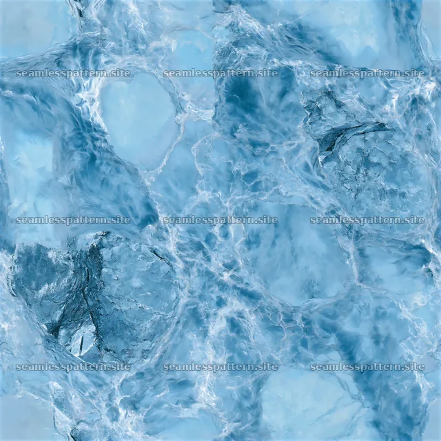 Repeating blue camouflage marble texture in a seamless pattern