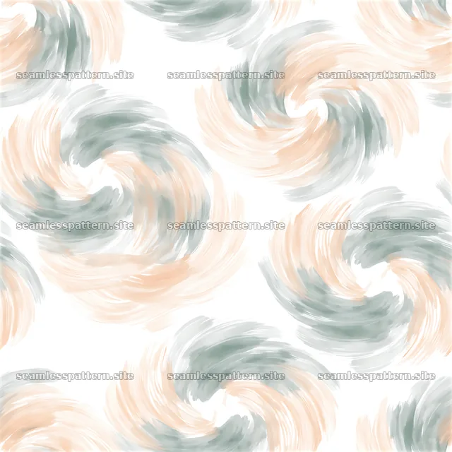 Seamless watercolor brushstroke pattern in soft pastel colors