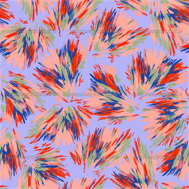 Energetic expressive brush marks seamless pattern