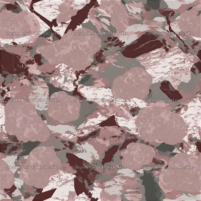 Repeating camouflage marble pattern featuring muted earth tones
